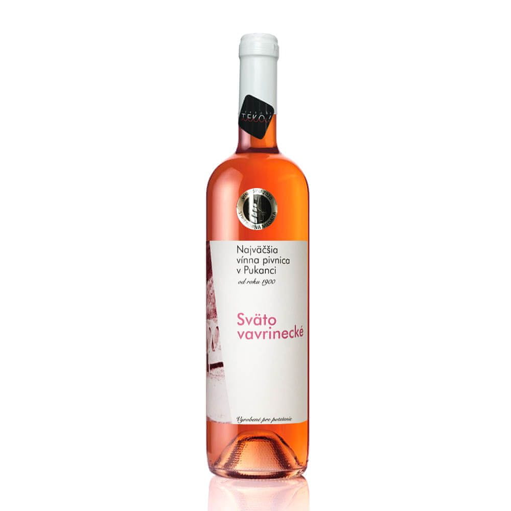 Vinári Pukanec Víno Svätovavrinecké rosé 0,75 l