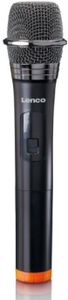 karaoke bezdrôtový mikrofón lenco mcw011 kovová mriežka nabíjacia batéria nabíjací kábel bezdrôtový mini prijímač