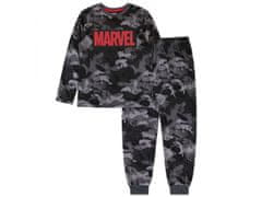 MARVEL COMICS MARVEL chlapčenské pyžamo s dlhým rukávom, šedý camo 9-10 let 140 cm