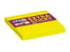 STICK´N Samolepiaci bloček "Extra Sticky", neónovo žltá farba, 76 x 76 mm, 90 listov, 21670