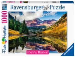 Ravensburger Puzzle Dych vyrážajúce hory: Aspen, Colorado 1000 dielikov