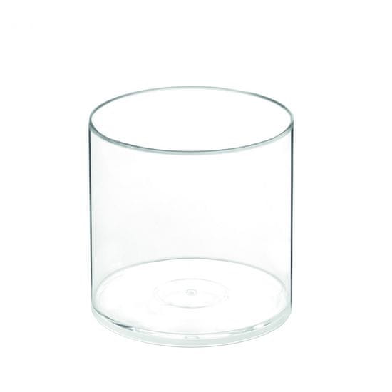 VECA 25579VE Váza plastová transparentná Ø 9 x h9 cm