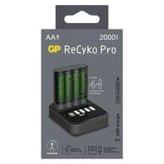 GP Nabíjačka batérií Pro P461 + 4× AA ReCyko Pro + DOCK