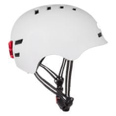Bluetouch Bezpečnostná helma biela s LED - L