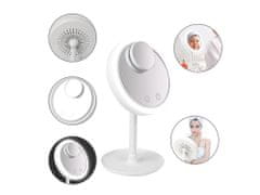 Sobex Kozmetické make-up zrkadlo s LED ventilátorom