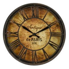 SEGNALE Hodiny nástenné Antique PARIS 21 cm