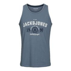 Jack&Jones Pánske tielko JJANDY Regular Fit 12222337 Flint Stone (Veľkosť L)