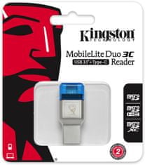 Kingston čítačka kariet USB MobileLite DUO 3C