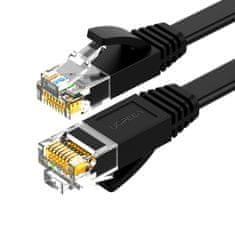 Ugreen NW102 Flat kábel LAN Ethernet Cat6 0.5m, čierny