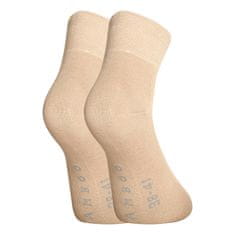 Gino 3PACK ponožky bambusové béžové (82004) - veľkosť XL