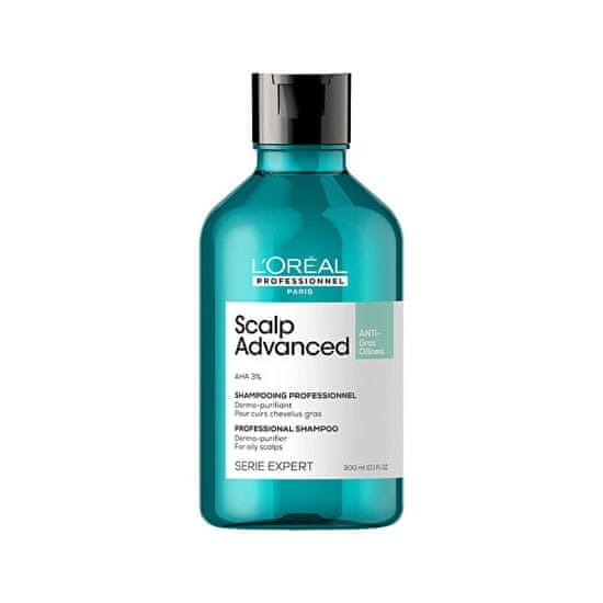 Loreal Professionnel Čistiaci šampón pre mastnú pokožku hlavy Scalp Advanced (Anti Oiliness Dermo Purifier Shampoo)
