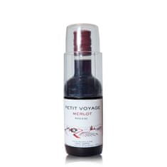 Víno Mini Petit Voyage Merlot s pohárom, 0,187 l 0,187 l