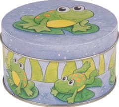 Goki Mini hra v plechovke Chyťte žabu