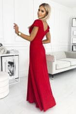 Numoco Dámske spoločenské šaty Crystal červená XXL