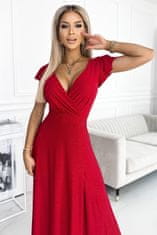 Numoco Dámske spoločenské šaty Crystal červená XS