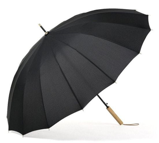 Krago Trstinový dáždnik s rovnou drevenou rukoväťou so 16 lúčmi