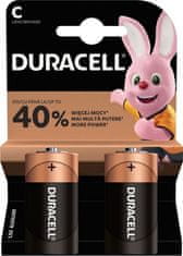 Duracell Duracell Basic alkalická baterie 2 ks (C)