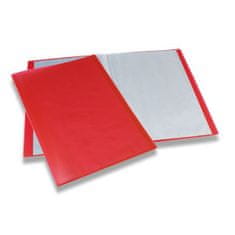 Katalógová kniha FolderMate Color Office A4, 20 fólií, červená