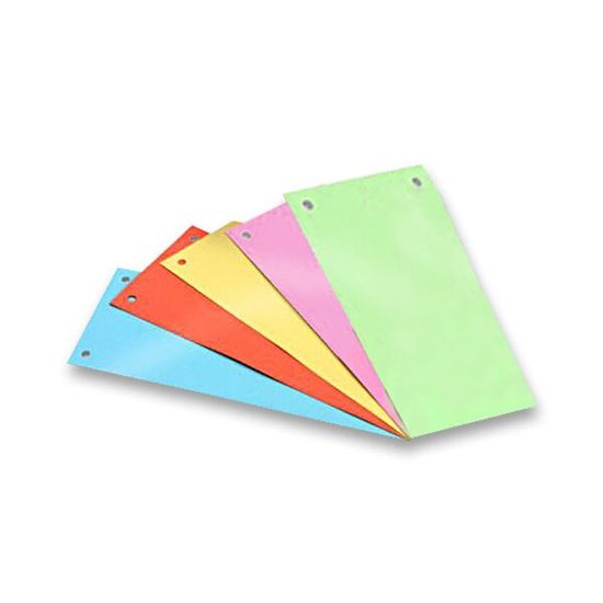 HIT Papierový rozlišovač Office 105 × 240 mm, mix farieb