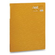 Katalógová kniha FolderMate Nest A4, 20 fólií, zlatožltá