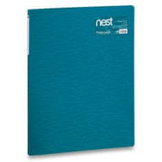 Katalógová kniha FolderMate Nest A4, 20 fólií, modrá