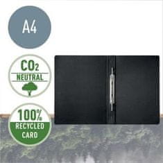 LEITZ Ekologické kartónové dosky so špirálovým klipom RECYCLE, A4, čierna