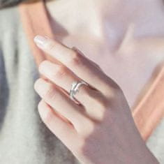 VIVVA® Unisex otvorený prsteň v tvare objímajúcich rúk LACHERI