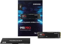 SAMSUNG SSD 990 PRO, M.2 - 1TB (MZ-V9P1T0BW)