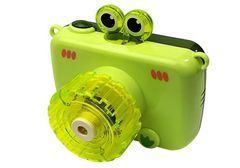 Lean-toys Prístroj na mydlové bubliny na batérie Zelený