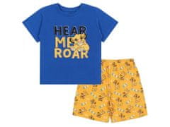 Disney Chlapčenské modrožlté pyžamo s krátkym rukávom SIMBA, The Lion King DISNEY 6 let 116 cm