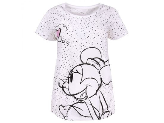 Disney Tehotenské biele bodkované tričko Minnie Mouse DISNEY