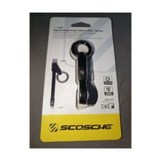 Scosche ClipSync USB-C nabíjací mini kábel s karabínou