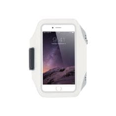 Mobilly športové neoprénové puzdro na ruky pre telefóny veľkosti 6,4", biele