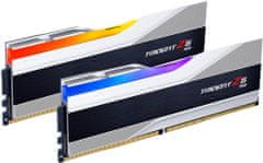 G.Skill Trident Z5 RGB 32GB (2x16GB) DDR5 6400 CL32, strieborná