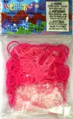 Rainbow Loom Original-gumičky-300ks- neón ružová