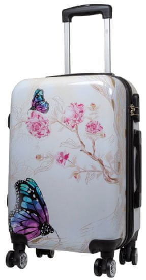 MONOPOL Stredný kufor Butterfly