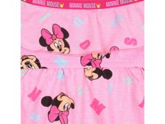 Disney Ružové, letné španielske šaty s písmenkami Minnie Mouse DISNEY 4 let 104 cm