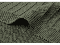Deka pletená 75x100 cm Pure Knit Leaf Green