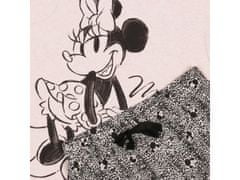 Disney Béžovo-čierne dámske pyžamo s leopardím vzorom Minnie Mouse DISNEY S