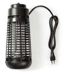 Nedis INKI112CBK6 - Elektrický Lapač Hmyzu | 4 W | Typ žiarovky: LED Svietidlo | Efektívny rozsah: 35 m2 | Čierna