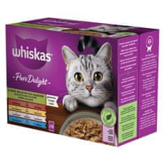 Whiskas Pure Delight kapsičky výber kúskov v želé pre dospelé mačky 48 x 85 g