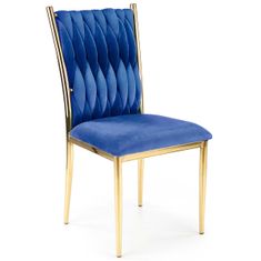 Halmar Jedálenská stolička K436 - granátová / zlatá