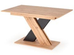 Halmar Rozkladací jedálenský stôl Xarelto - dub wotan / čierna