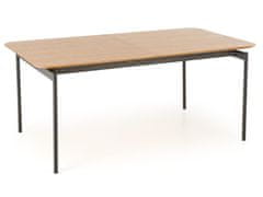 Halmar Rozkladací jedálenský stôl Smart - dub prírodný / čierna