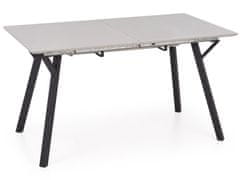 Halmar Rozkladací jedálenský stôl Balrog 2 - svetlosivá / čierna