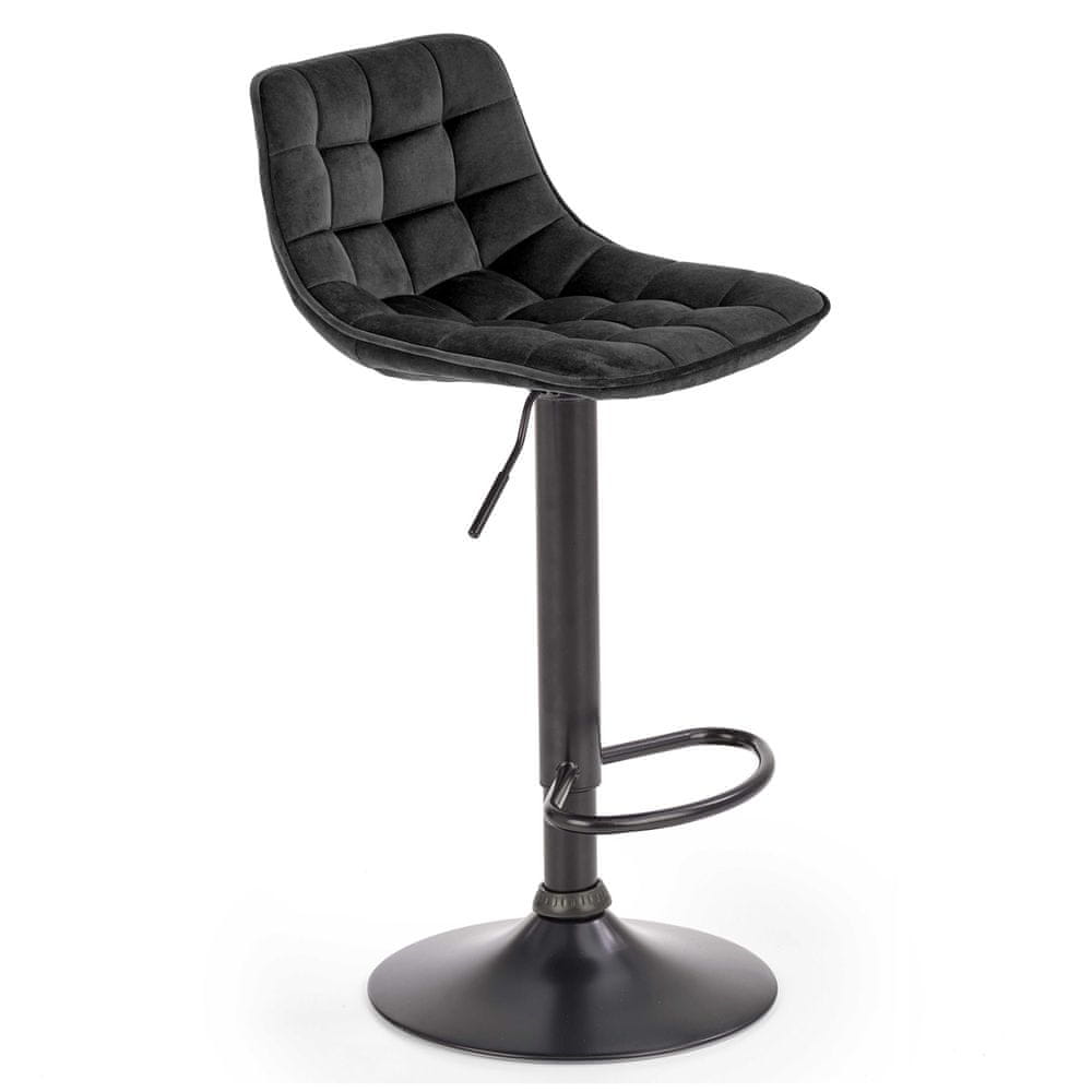 Halmar Barová stolička H-95 - čierna