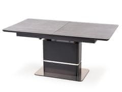 Halmar Rozkladací jedálenský stôl Martin - tmavosivá / čierna