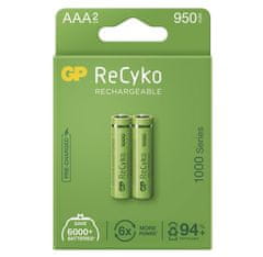 GP Batteries Nabíjacie batérie GP NiMH ReCyko+ AAA 2 ks