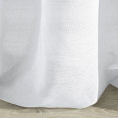 DESIGN 91 Hotová záclona s riasiacou páskou - Elpidia biela 3,5 x 1,5 m