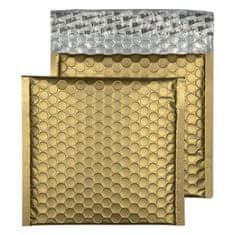 BLAKE Obálka, metalická matná zlatá, bublinková, CD, 165 x 165 mm, MTMG165